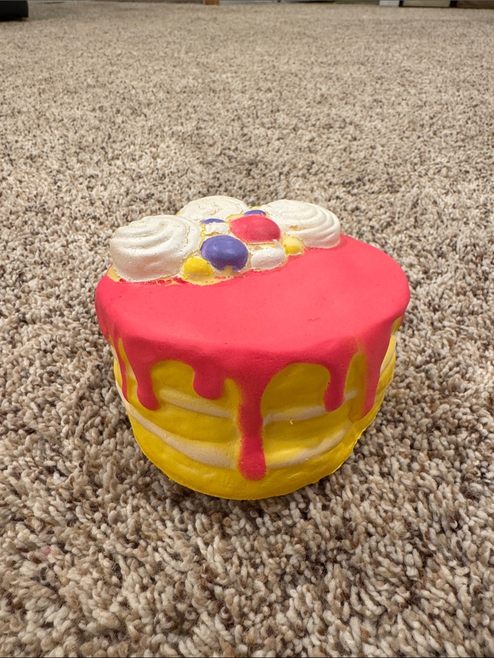 Yellow & Pink Pancake Toy Squishy - Kids Toy